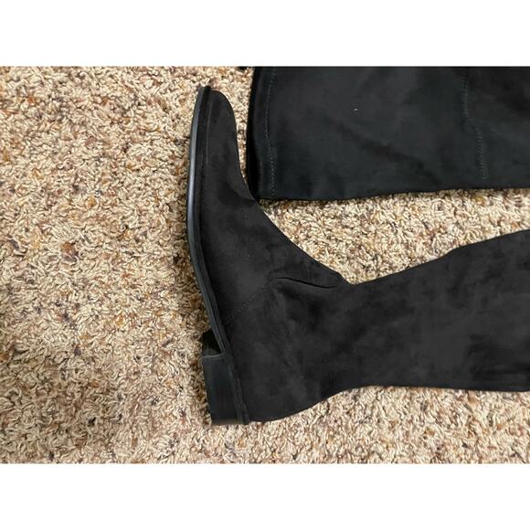 Marc Fisher Black Over the Knee OTK Boot Womens size 8 - Picture 2 of 7